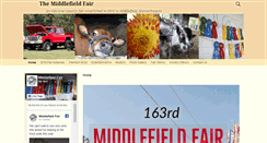 Desktop Screenshot of middlefieldfair.org