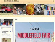 Tablet Screenshot of middlefieldfair.org